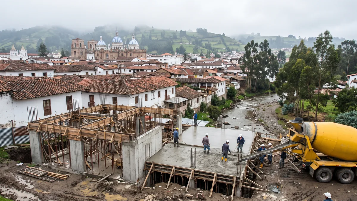 Hormigón premezclado en Cuenca y el Azuay